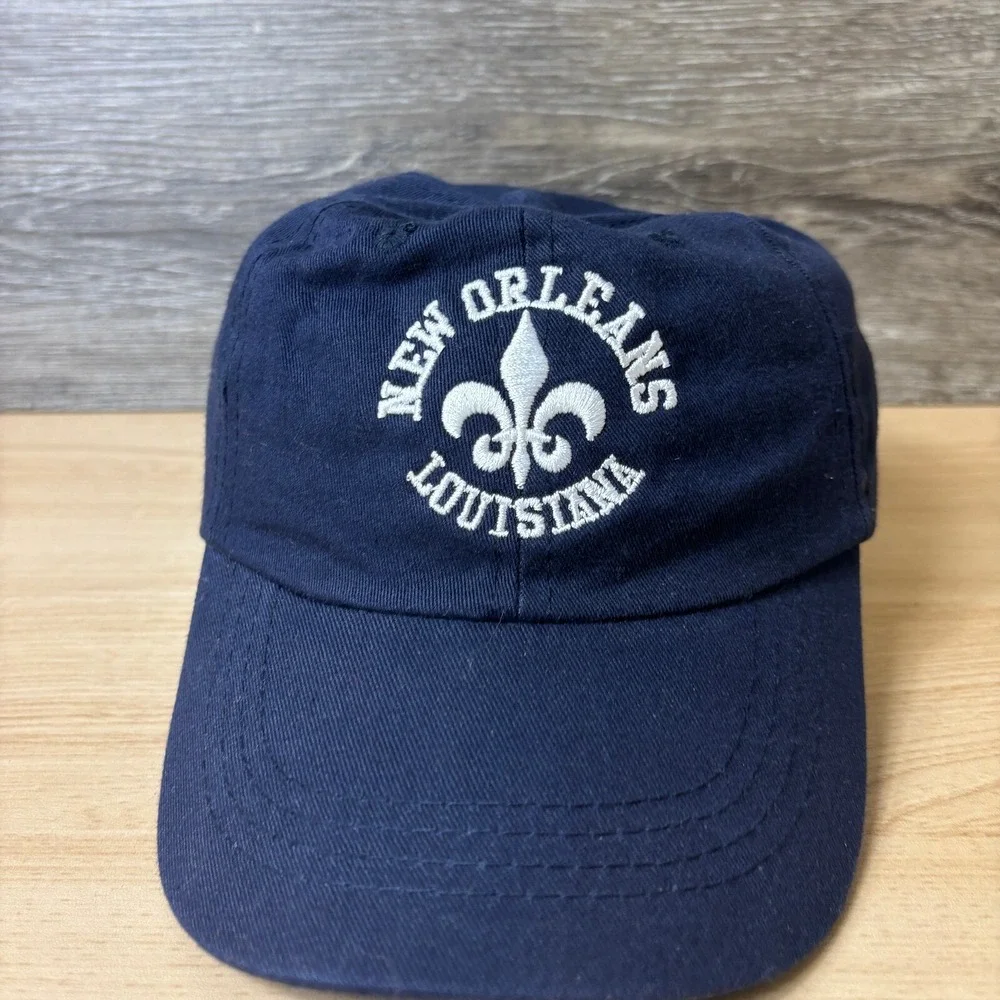 New Orleans Hat Cap‎ Kids Blue Navy Adjustable